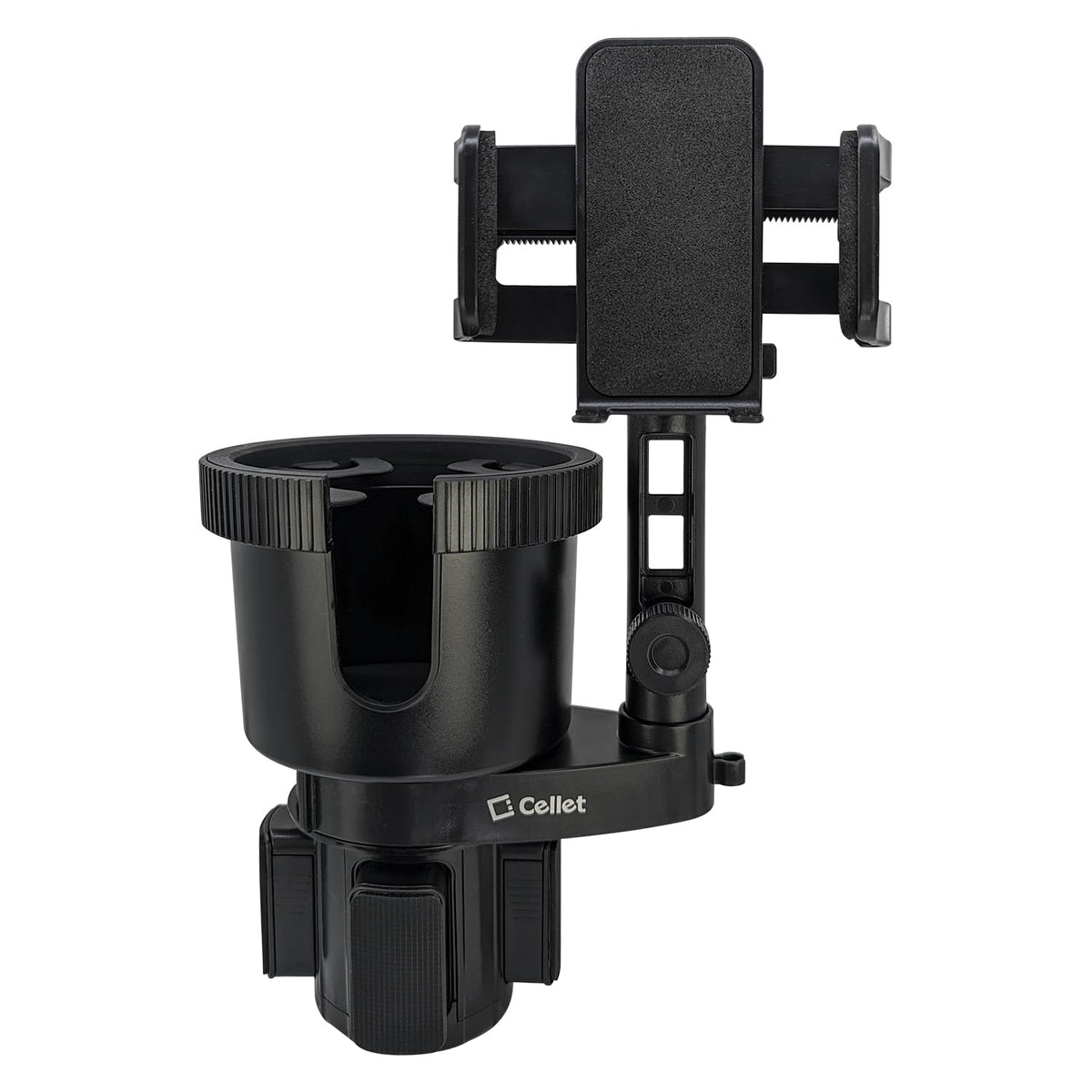 Cellet Car Cup Holder Phone Mount, Phone Holder Mount Cradle Universal Adjustable Compatible For All Smartphones Apple Iphone, S