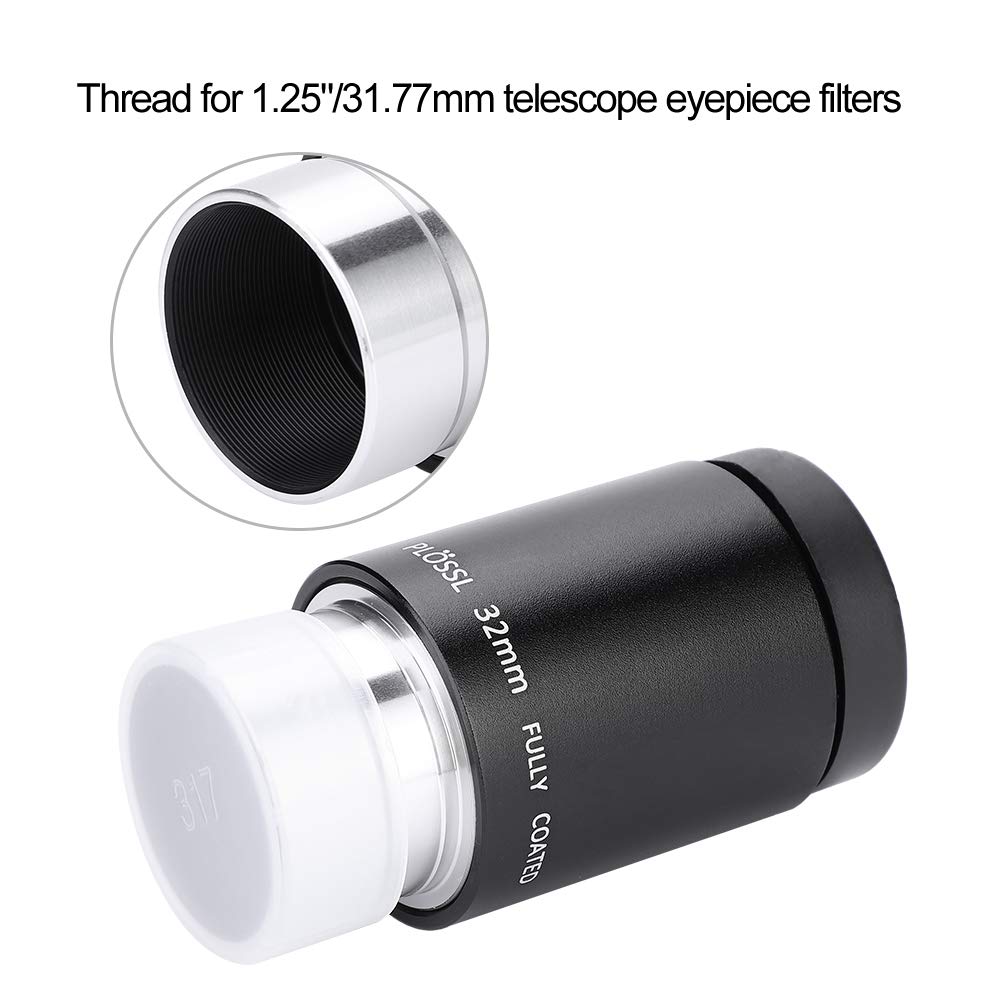Acouto 32Mm Plossl Astronomy Telescope Eyepiece With 1.25 Filter Thread Default