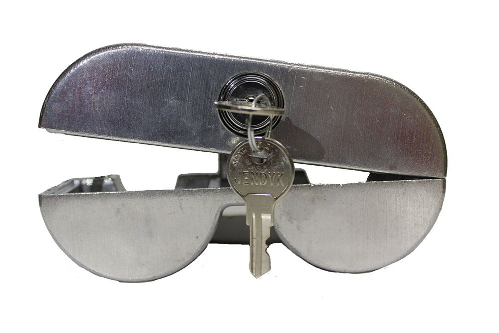 Jendyk Yokemk4-Kd Brushed Aluminum Double Knob Tractor Air Brake Lock (Keyed Differently), 1 Pack