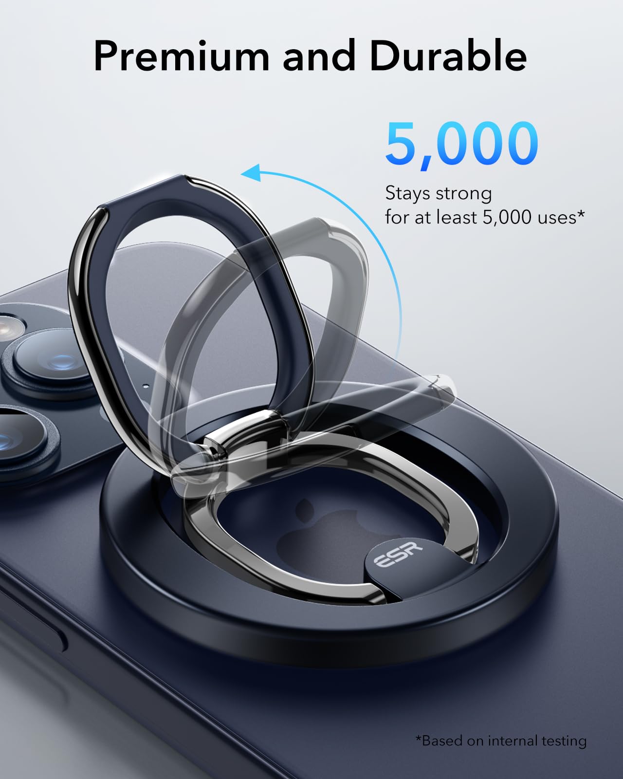 Esr Magnetic Phone Ring Holder (Halolock), Compatible With Magsafe Ring Holder, Magnetic Phone Grip With Adjustable Stand, Compa