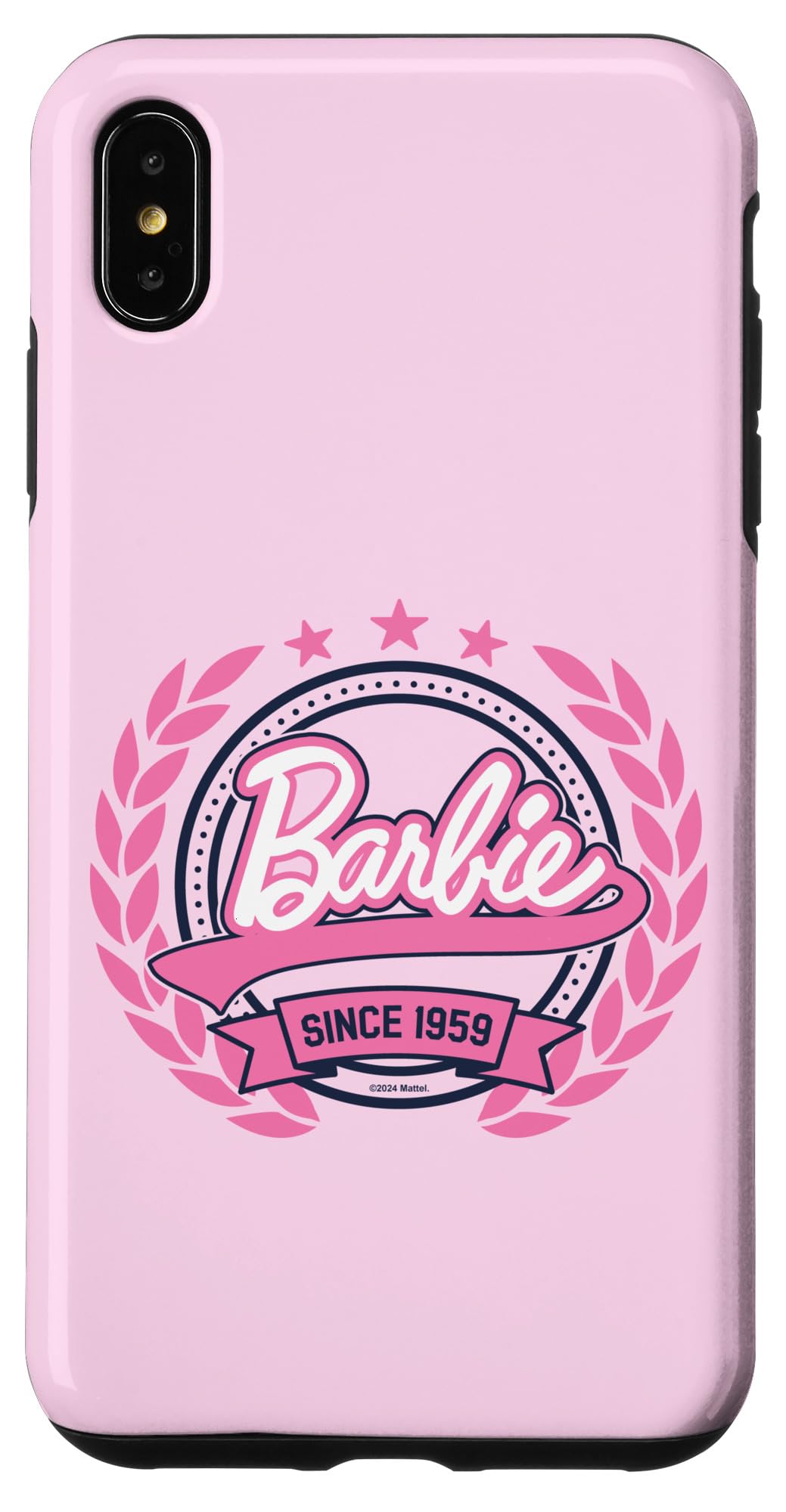 Iphone Xs Max Barbie   Varsity Collegiate Seal Since 1959 Logo Case