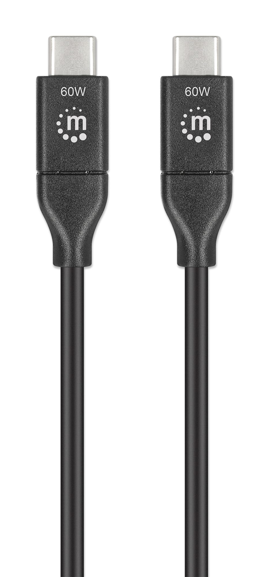 Manhattan Usb 3.1 Cable Type-C (Male)/ 1 M (3 Ft.) 3 Black 353526