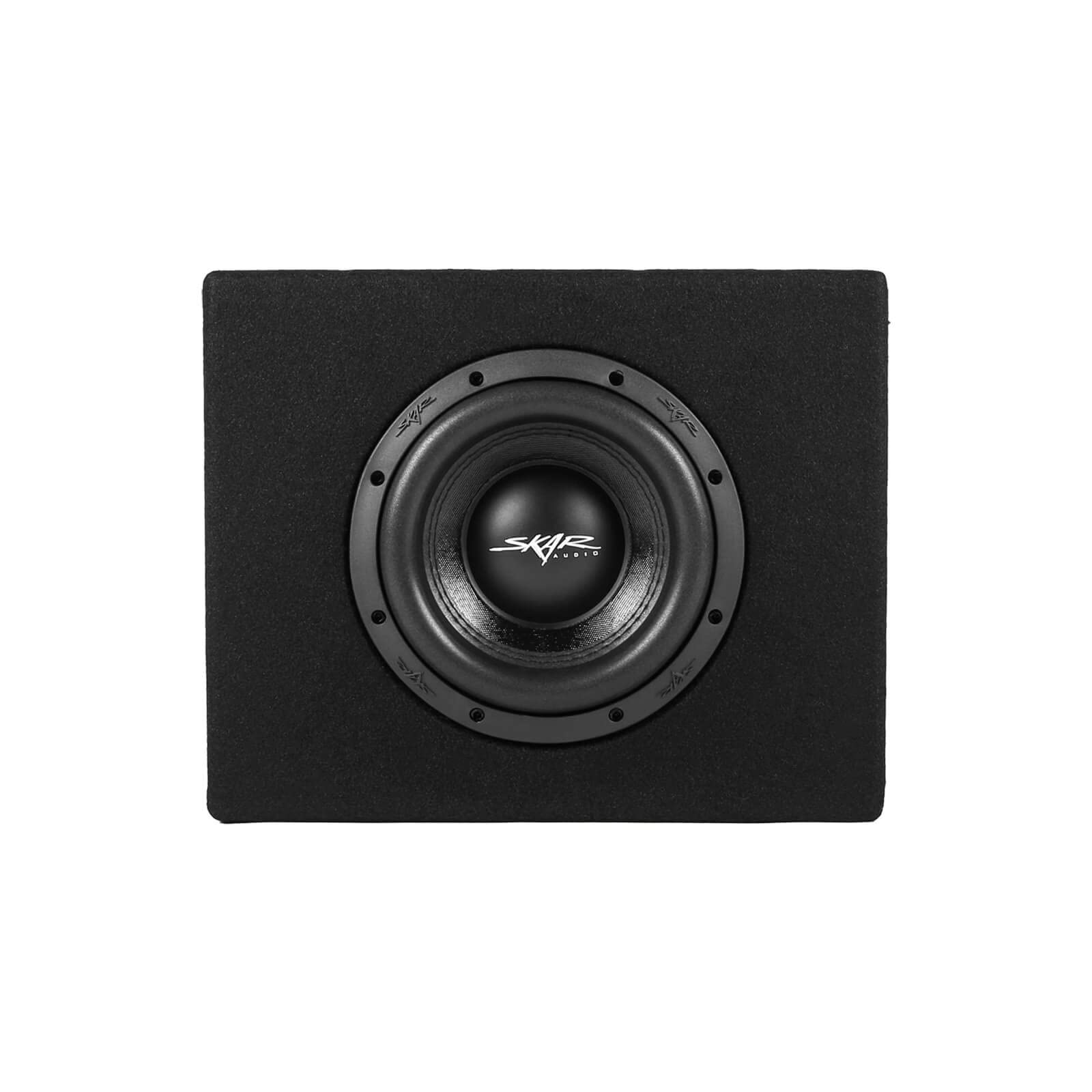 Skar Audio SVR-1X8D2 Single 8" Loaded Vented Subwoofer Enclosure - Black