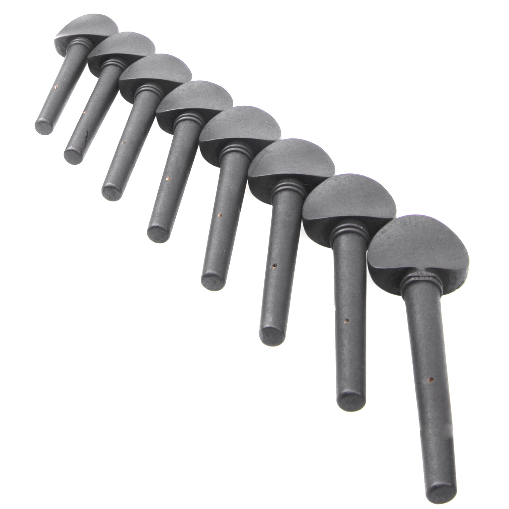 8Pcs Yootones 4/4 Wooden Cello Tuning Tuner Pegs With Predrilled Compatible With Cello Musical Instruments Accessories (4/4, Bla