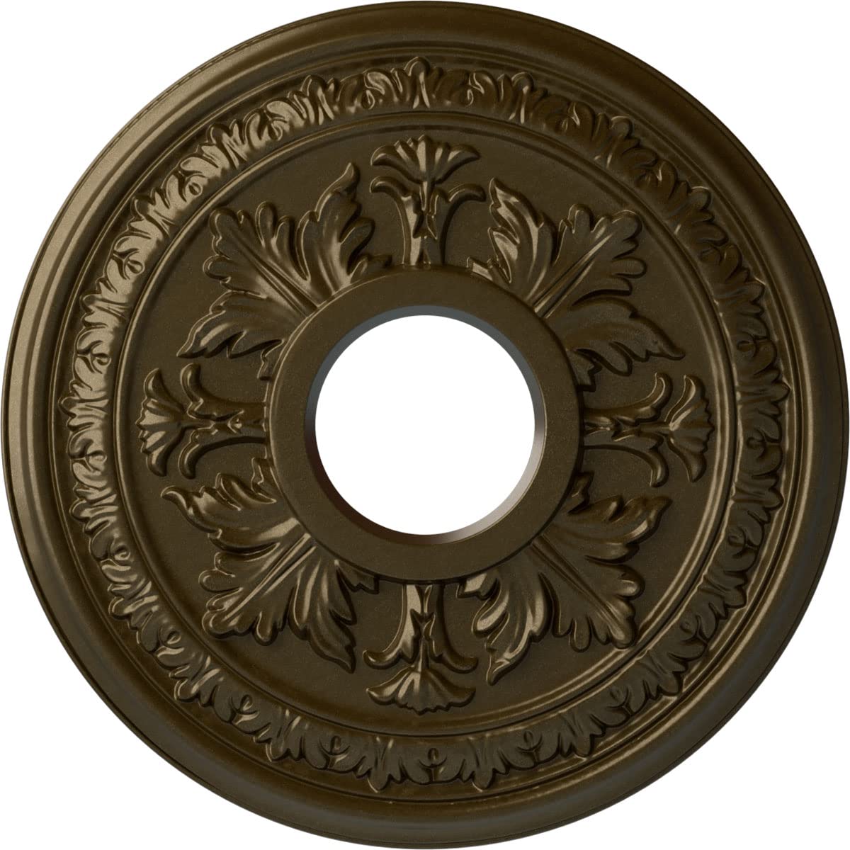 Ekena Millwork Baltimore Ceiling Medallion, Brass