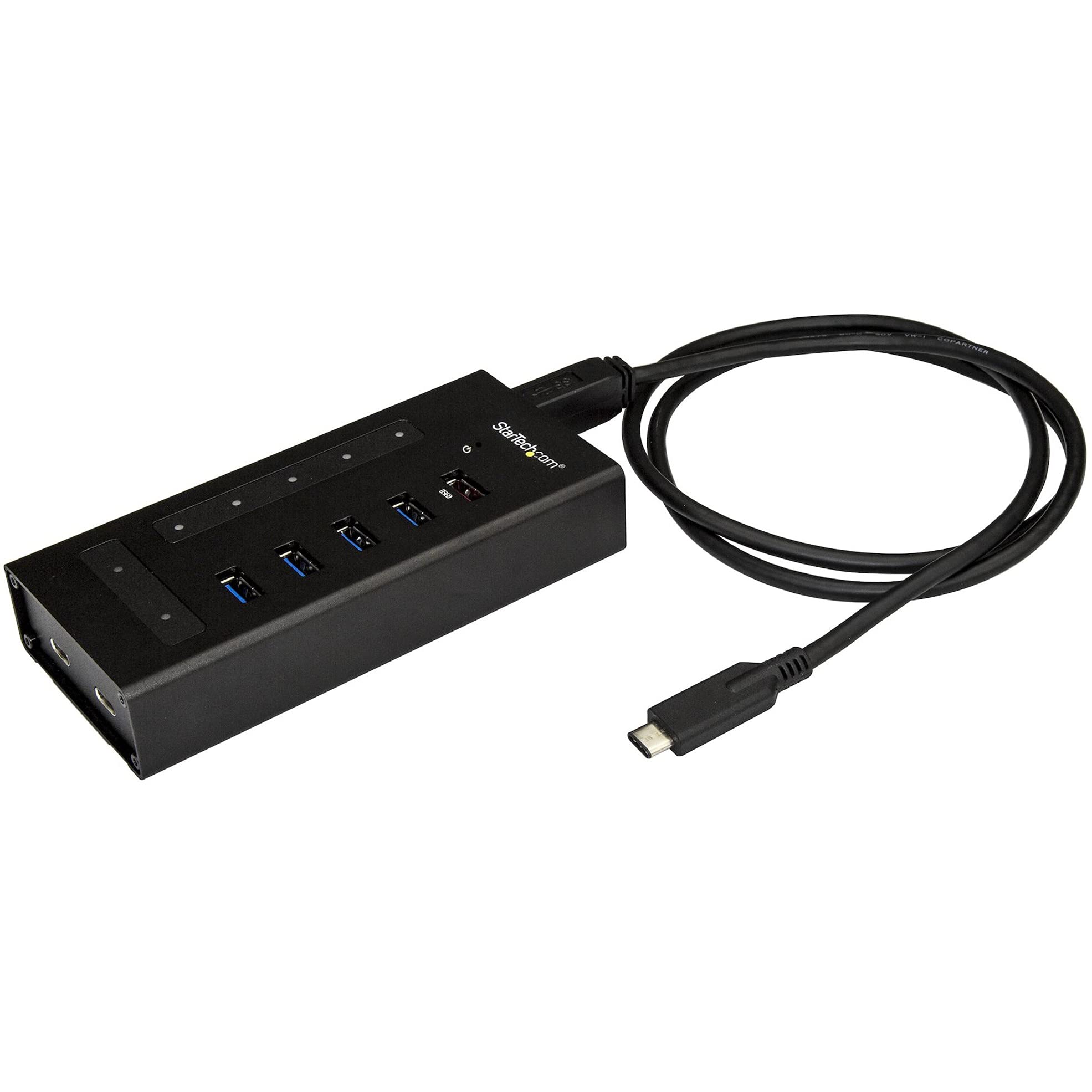 Startech.Com 7 Port Usb C Hub   Usb Type C To 2X Usb C/5X Usb A   Commercial Metal Usb 3.0   Superspeed Usb 3.0 (5Gbps)   Bc 1.2