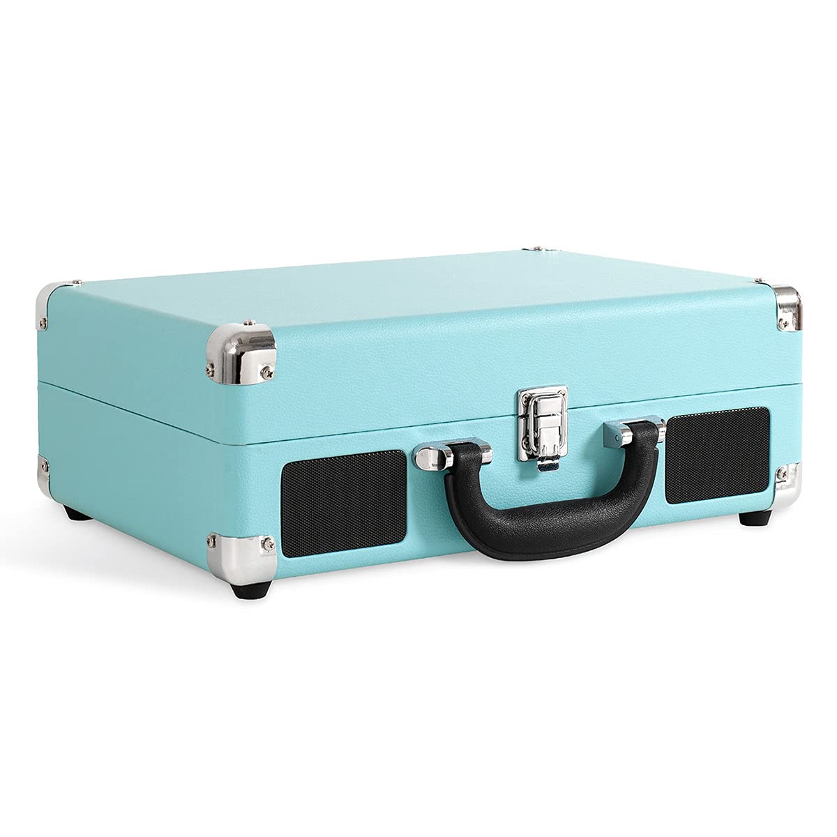 Victrola Journey+ Bluetooth Suitcase Record Player, Turquoise (Vsc 400Sb Trq Sdf)