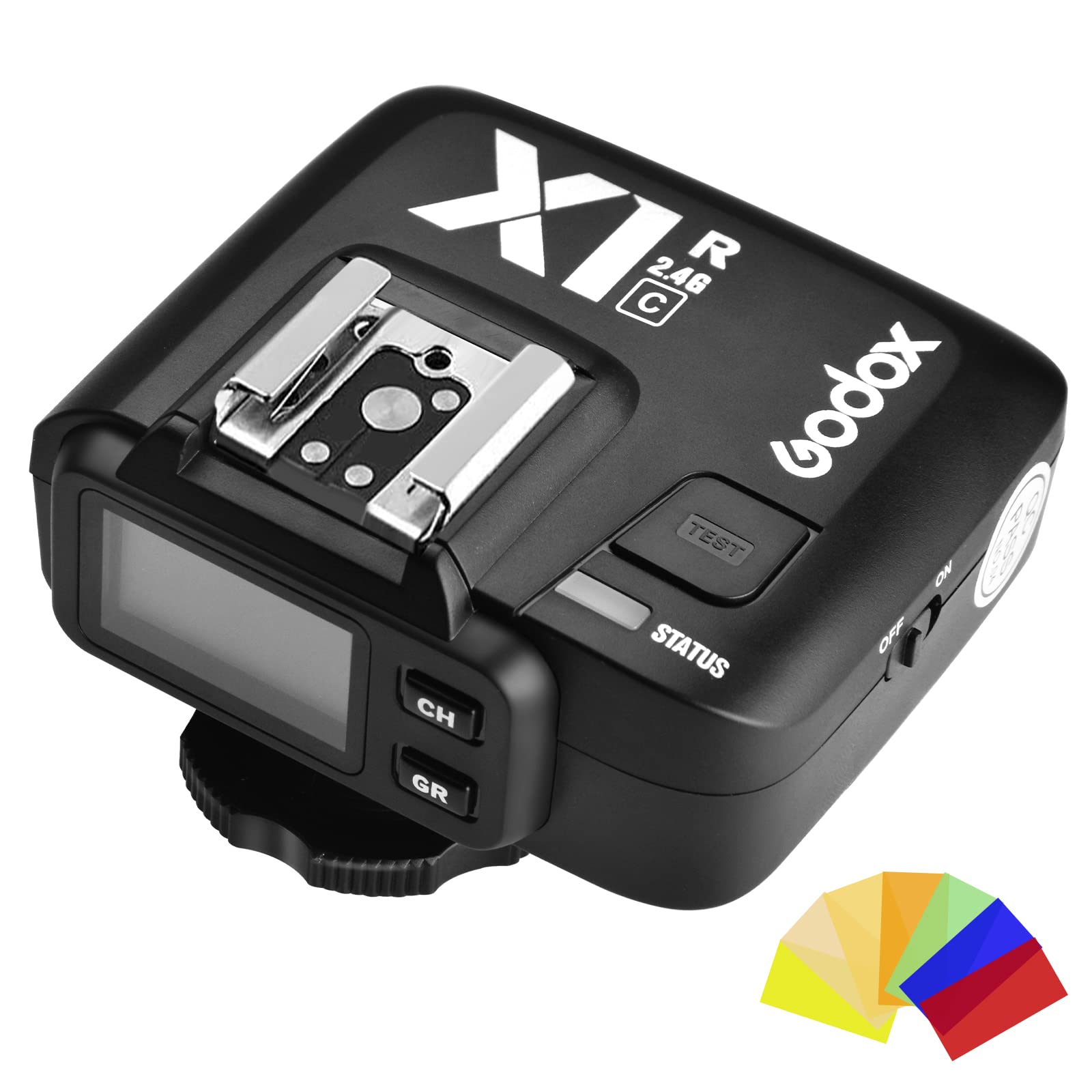 Godox X1R C E Ttl 2.4G High Speed Sync Wireless Remote Flash Trigger Receiver Compatible For Canon Camera, 1/8000S, 5 Groups And