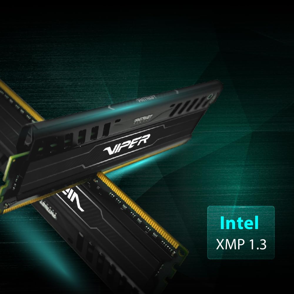 Patriot 16Gb(2X8Gb) Viper Iii Ddr3 1866Mhz (Pc3 15000) Cl10 Desktop Memory With Black Mamba Heatsink - Pv316G186C0K