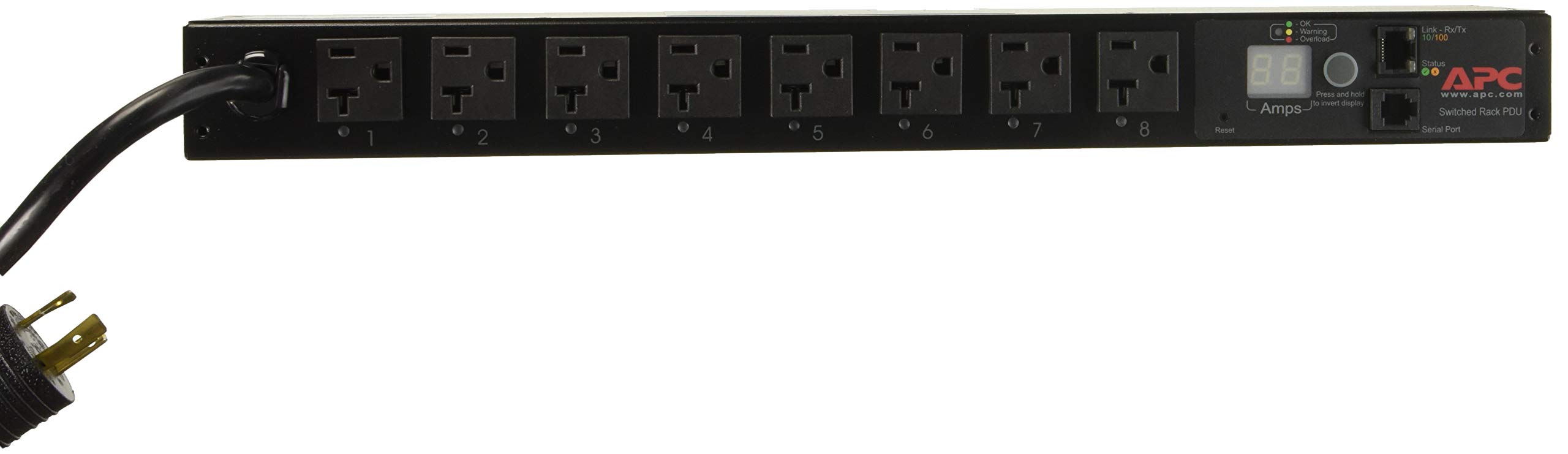 Apc Rack Pdu, Switched, 1U, 20A, 120V, (8) 5 20 (Ap7901B)