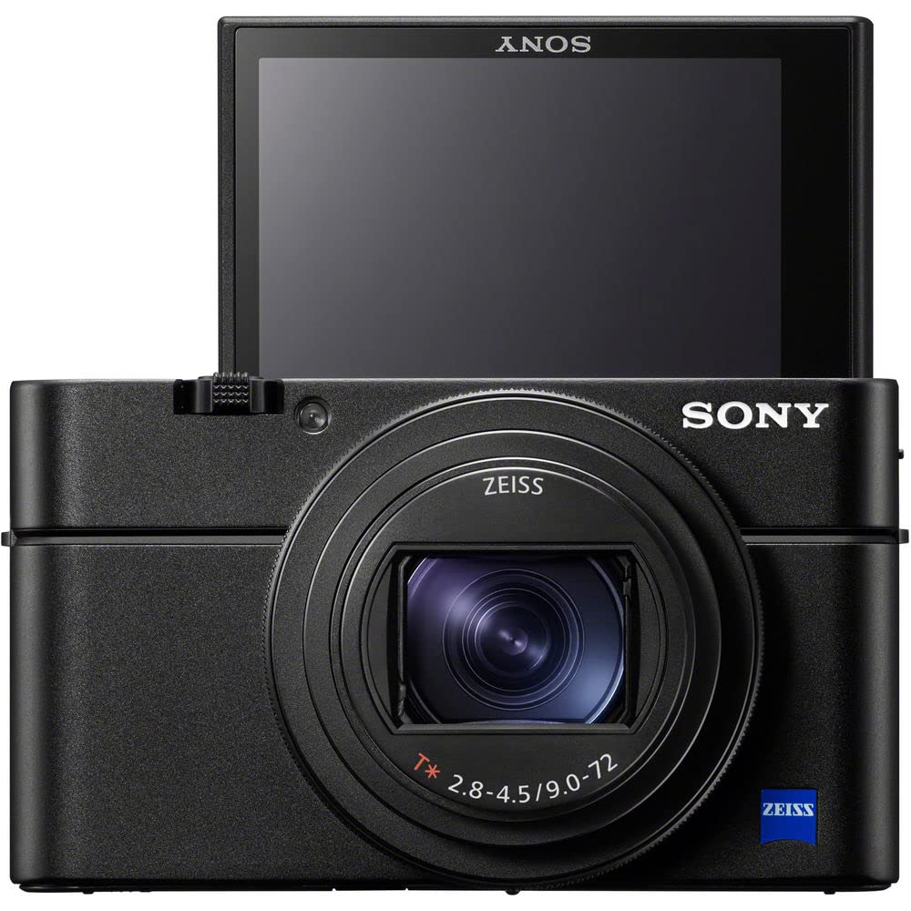 Sony Cyber-Shot Dsc-Rx100 Vii Digital Camera Dsc-Rx100M7, 2 X 64Gb Memory Card, Case, 3 X Np-Bx1 Battery, Card Reader, Led Light