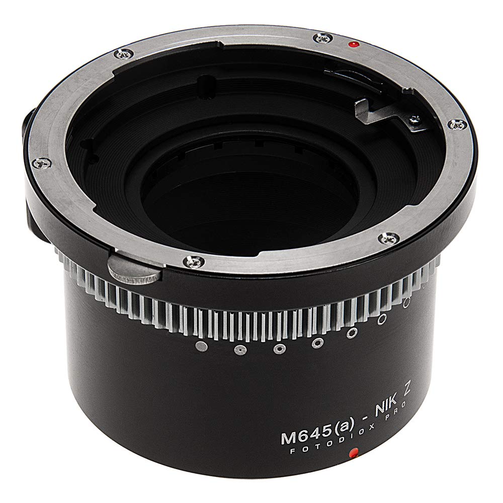 Fotodiox Pro Iris Lens Mount Adapter Compatible With Mamiya 645 Af/Af D Lenses To Nikon Z Mount Cameras