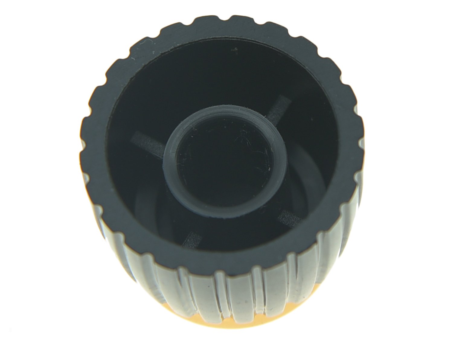 Kaish 10Pcs Guitar Amp Amplifier Push On Fit Knobs Black With Gold Aluminum Cap Top Fits 6Mm Diameter Pots Marshall Amplifiers