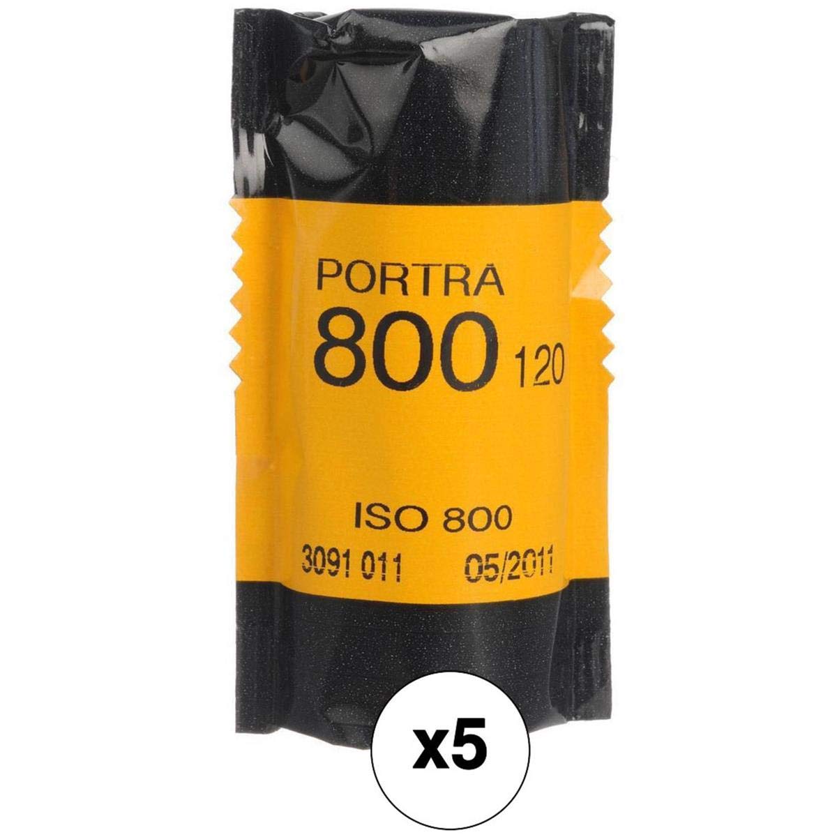 Kodak 812 7946 Professional Portra 800 Color Negative Film 120 (Iso 800) 5 Roll Pack