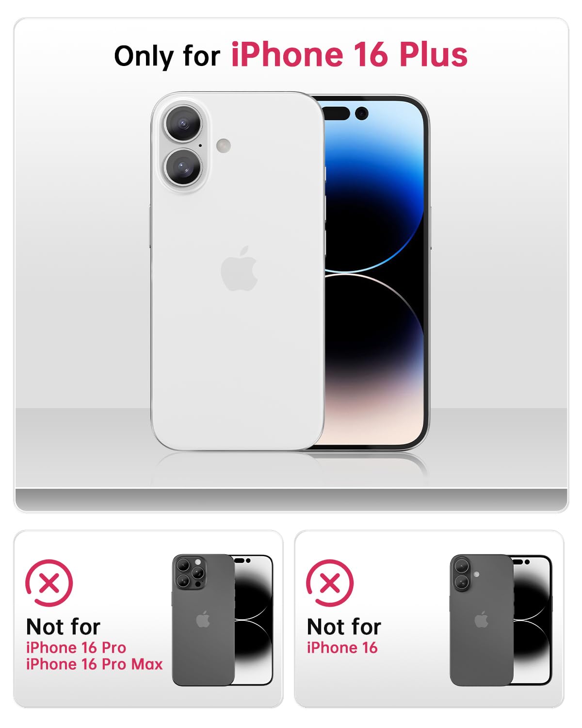 Scorpify Compatible With Iphone 16 Plus Case With Icelandic Blue Marble Design, Cute Magnetic Phone Cover For Women Girls And Me