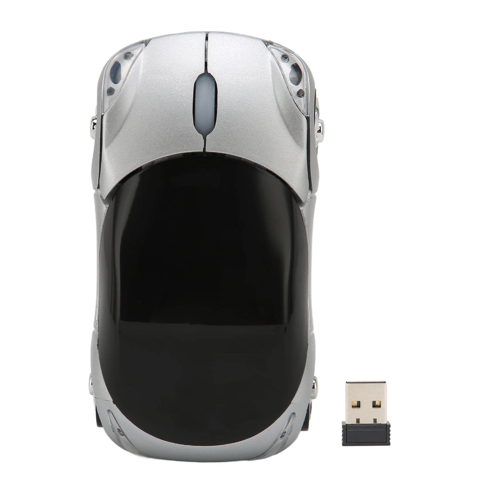 2.4Hz Car Mouse, Wi Fi Mouse With Usb Receiver, 3D Sports Car Mouse Optical Mouse For Laptop Pc Tablet Gaming Office Win 7 Linux
