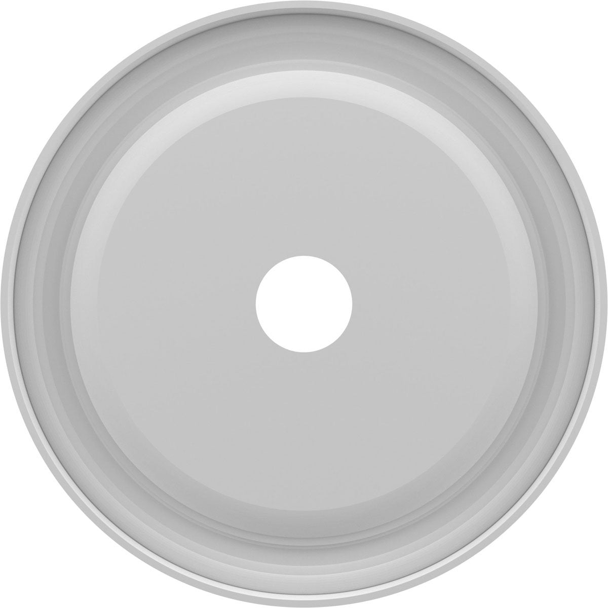 Ekena Millwork 22Od X 3 1/2Id X 1 1/2P Traditional Thermoformed Pvc Ceiling Medallion (Fits Canopies Up To 13 1/2)