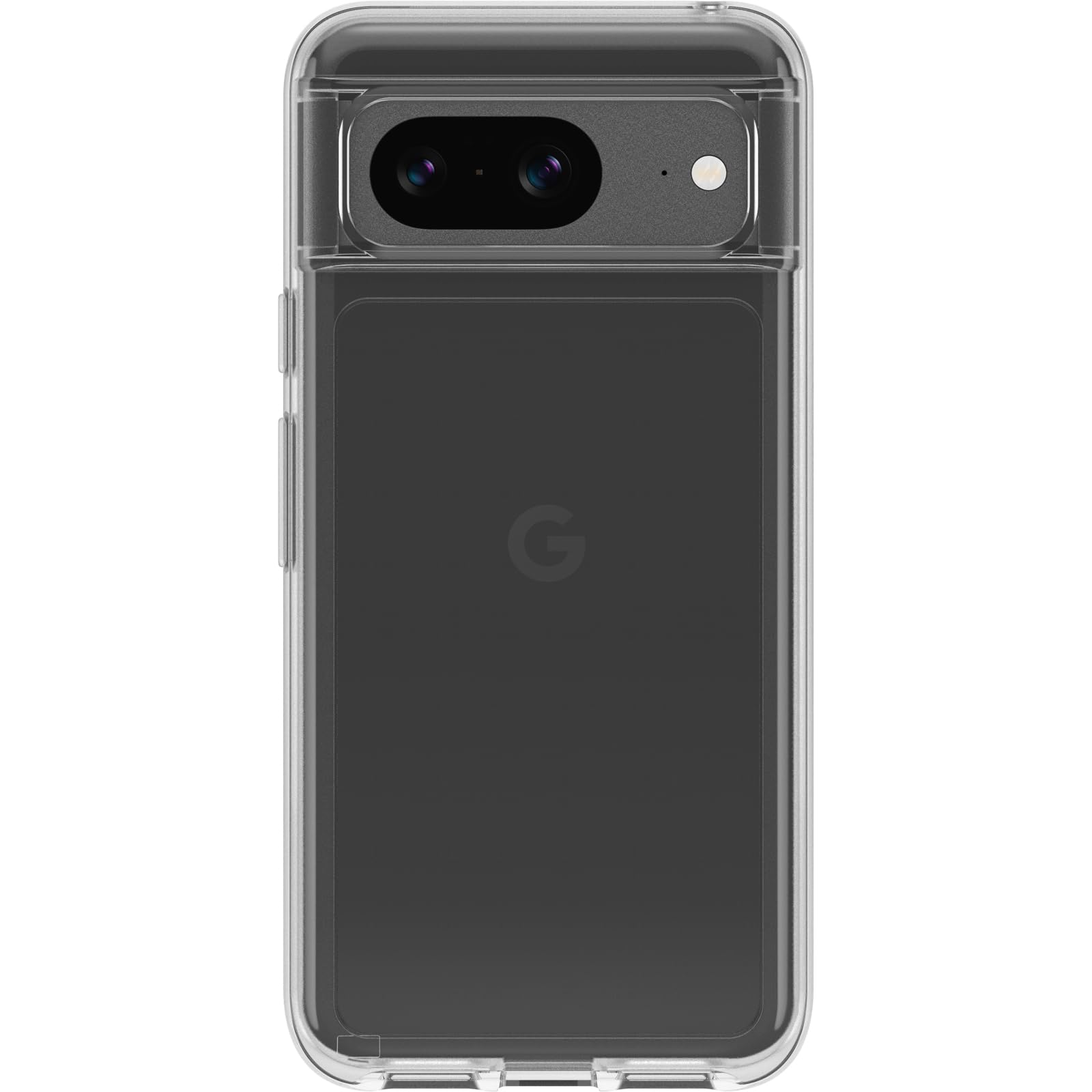 Otterbox Google Pixel 8 Symmetry Series Clear Case   Clear, Ultra Sleek, Wireless Charging Compatible, Raised Edges Protect Came