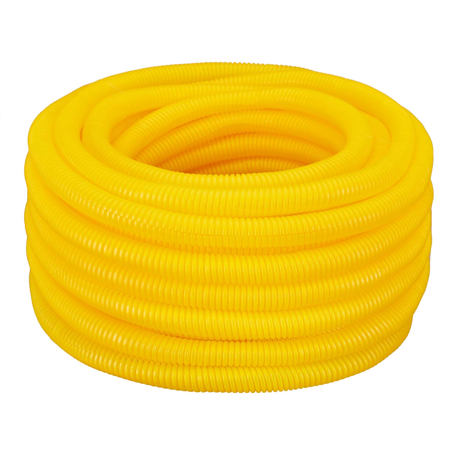 (3/4' Dia. X 100 Ft, Yellow) Hydromaxx� Flexible Polyethylene Corrugated (Pe) Split Tubing (Wire Loom)