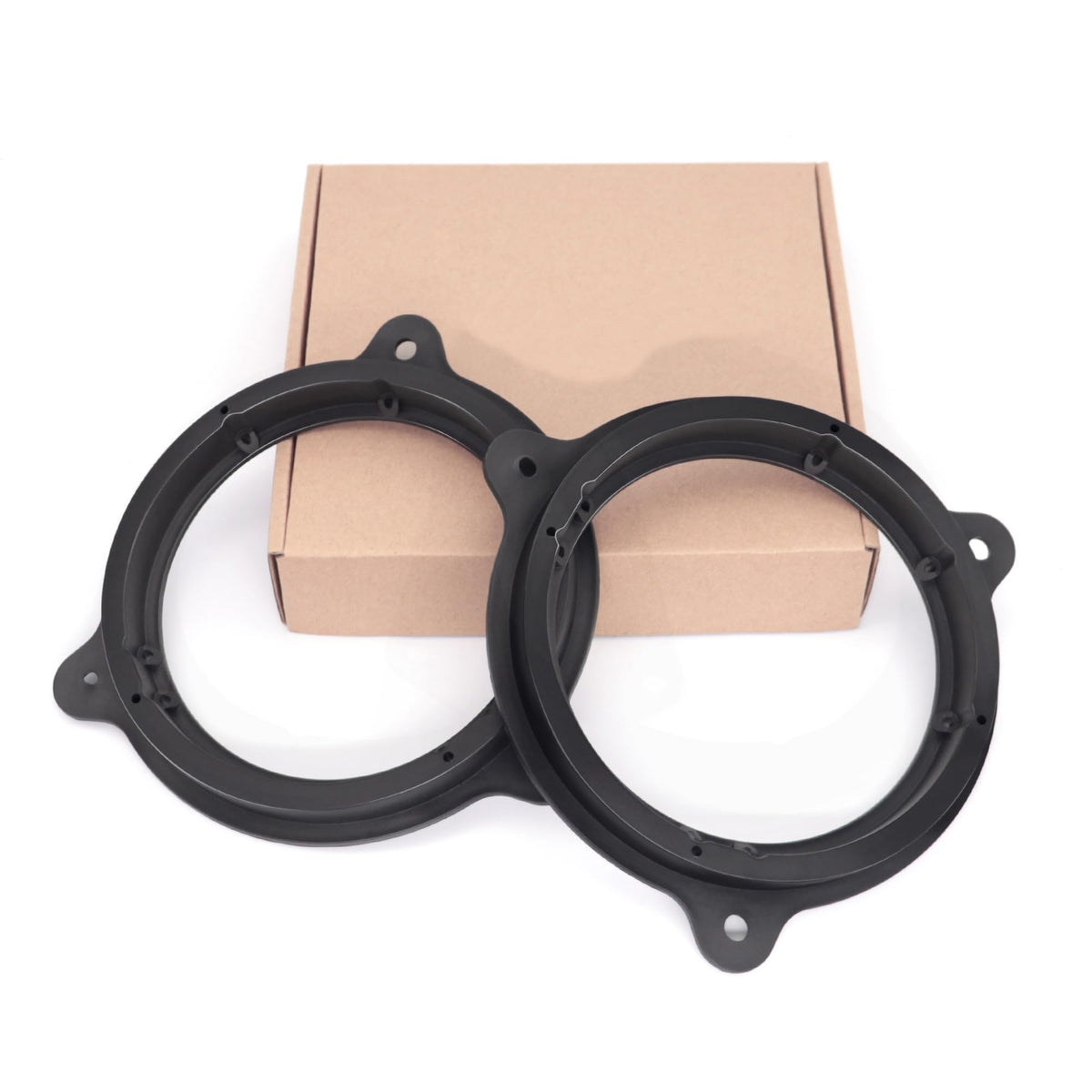 Reamtop 6.5 Inch Black Plastic Speaker Adapter Bracket Ring For Nissan / Infiniti