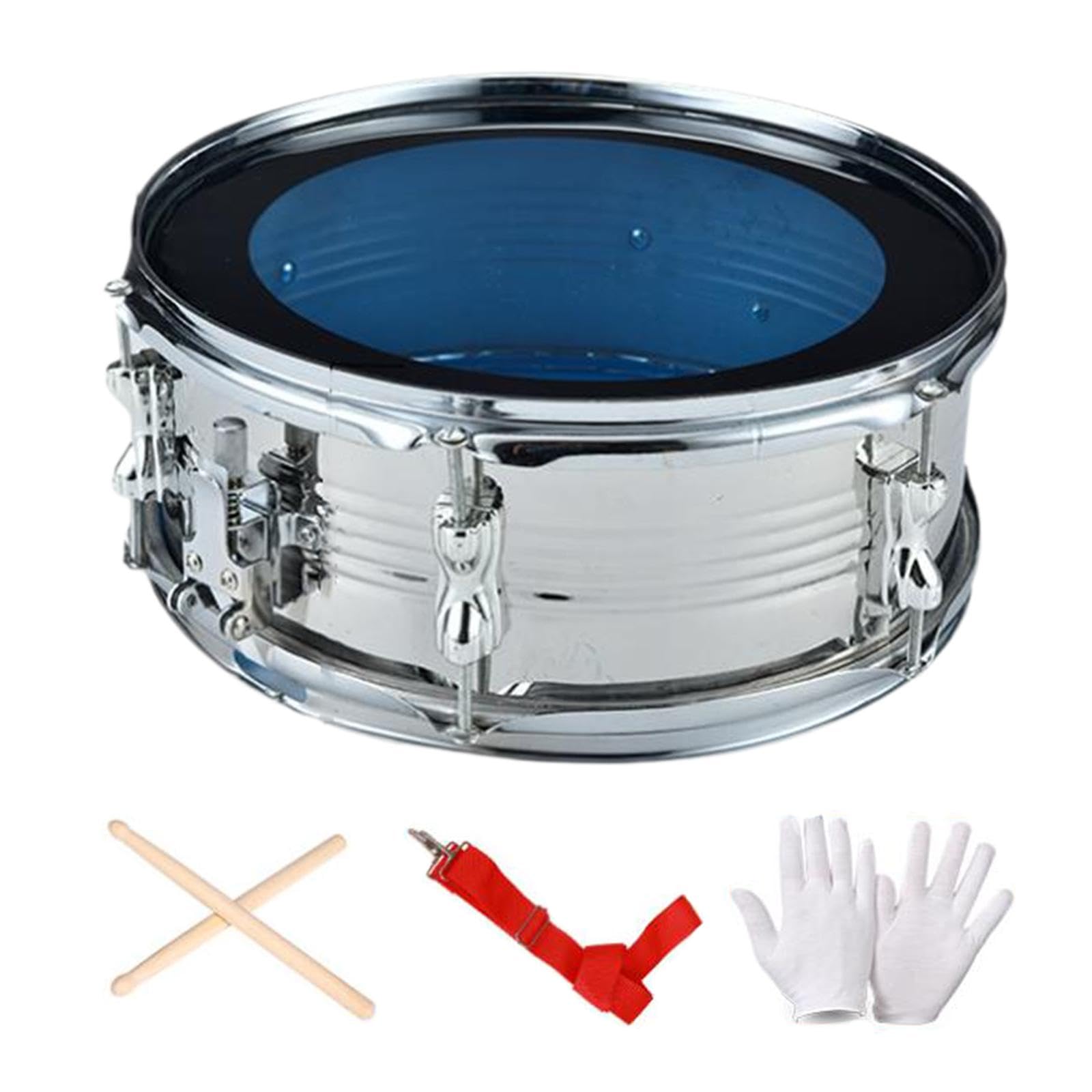 Bnf13Inch Snare Drum With Shoulder Strap Musical Instruments For Children Teens Silver|Musical Instruments & Gear | Percussion |