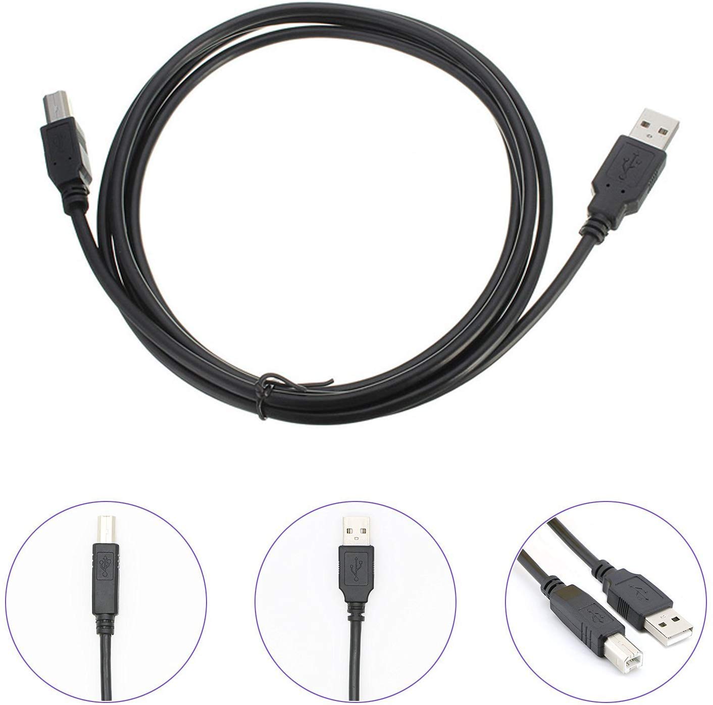 Cuziss 10Ft Usb Pc Computer Cable Cord Connector For Blue Snowball Mic Microphone