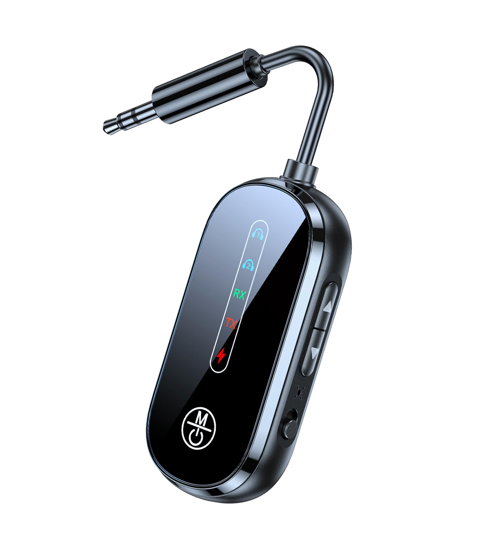 Airplane Bluetooth Adapter For 2 Airpods/Headphones, Kaiy Bluetooth 5.4 Audio Transmitter Receiver, Wireless Transmitter For Tv