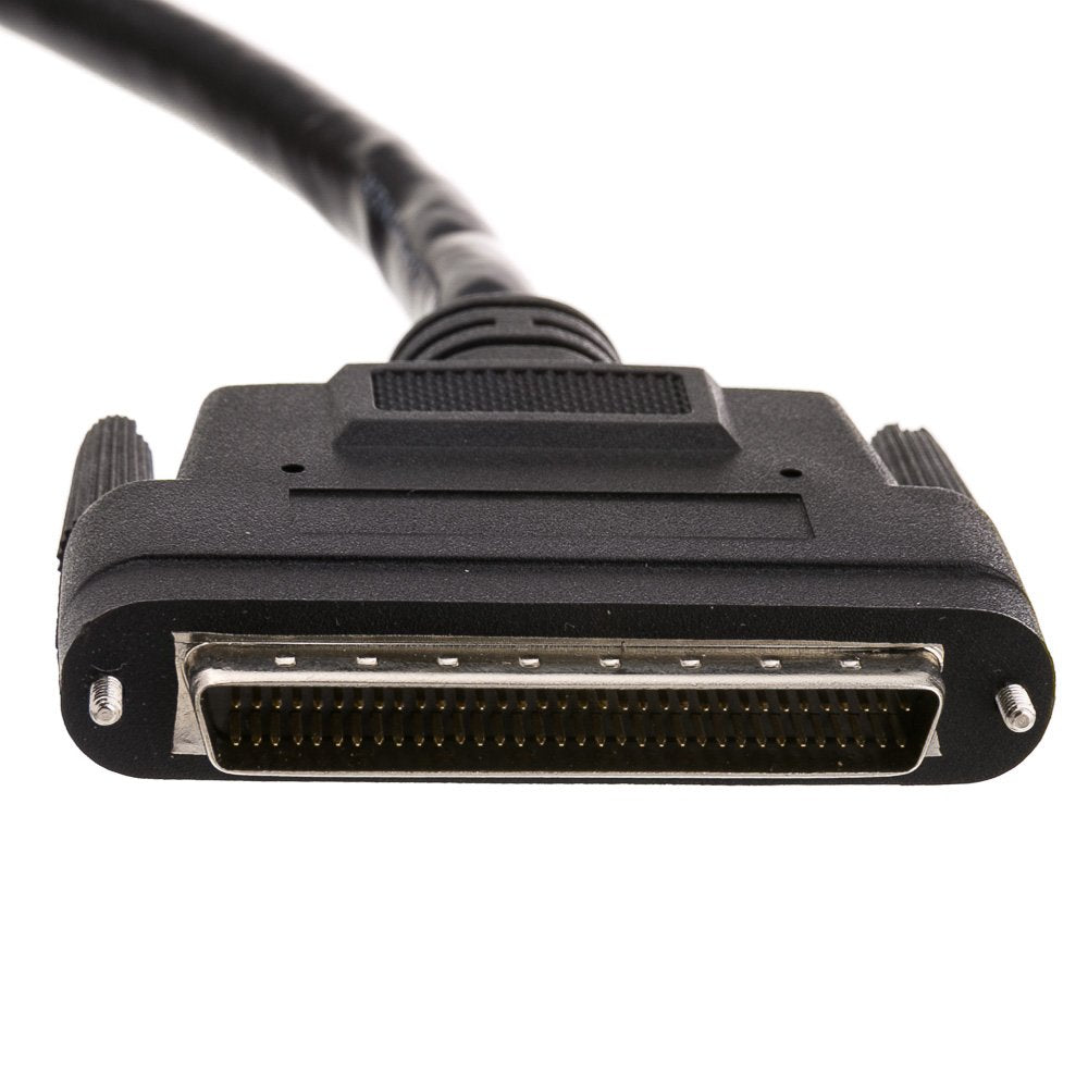 Scsi Iii Cable, Vhdci 68 (0.8Mm) Male To Hpdb68 (Half Pitch Db68) Male, Offset Orientation, 6 Foot