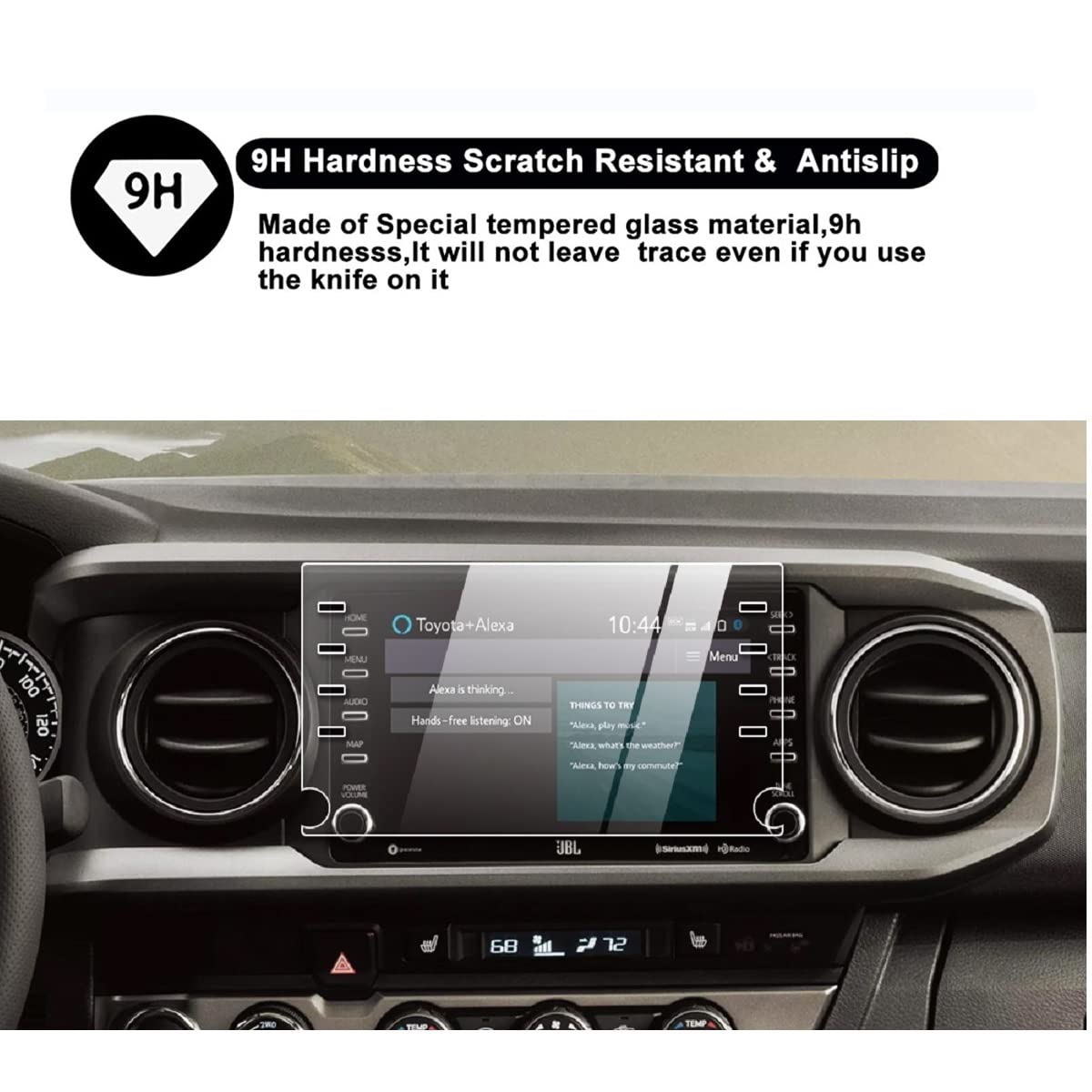 Screen Protector Compatible With 2020 2023 Tacoma 8 Inch Touch Screen Anti Glare Scratch Navigation Protection Tempered Glass