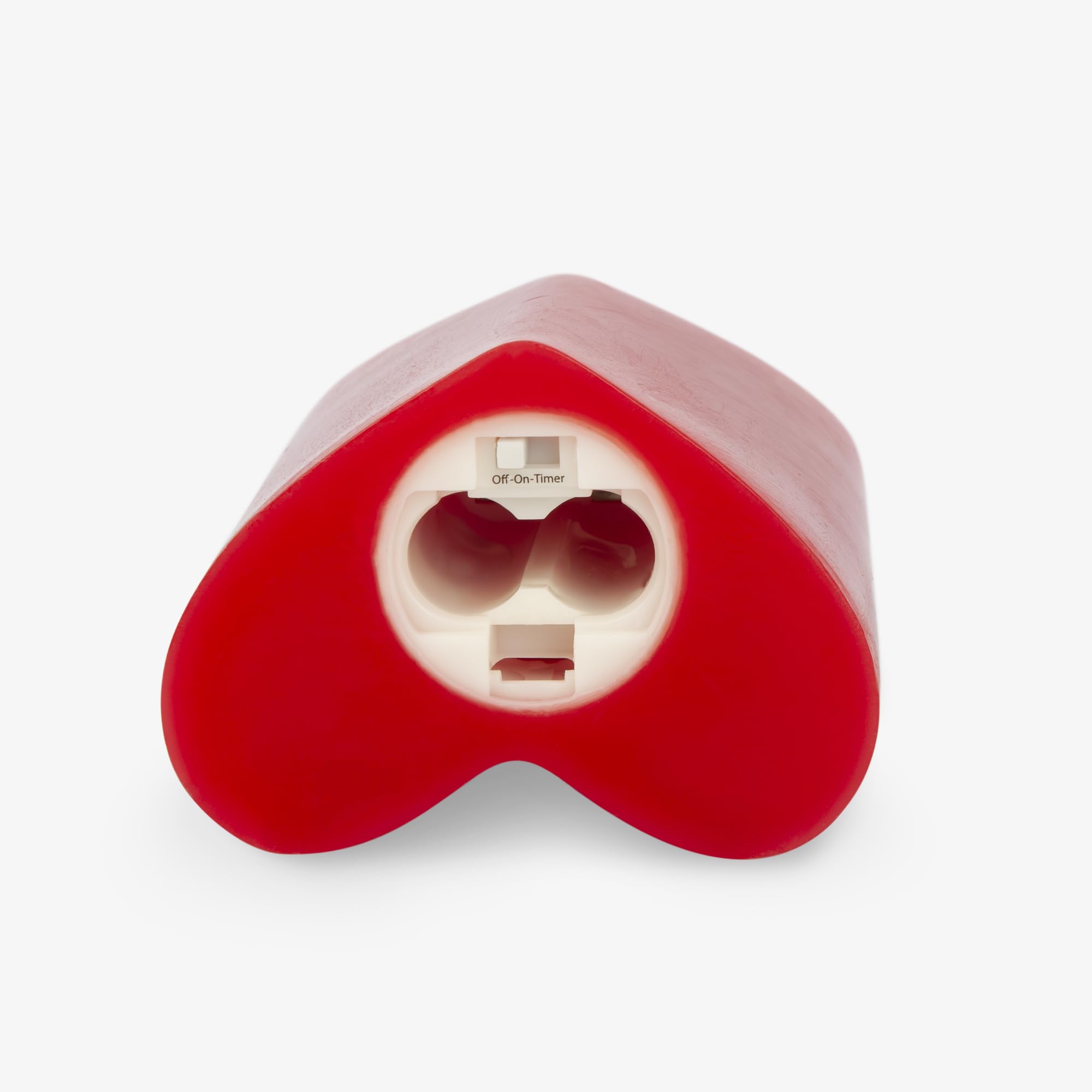 Luminara True Red Heart Shaped Pillar Candle   Flickering Real Flame Technology   Remote Ready   Romantic Valentine'S Collection