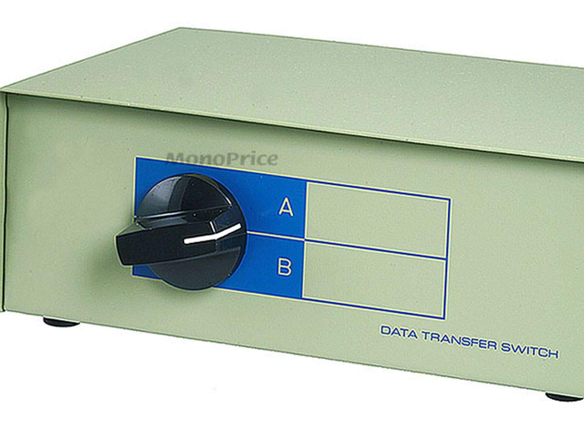 Monoprice 101371 Rj11/Rj12 Ab 6P6C 2Way Switch Box