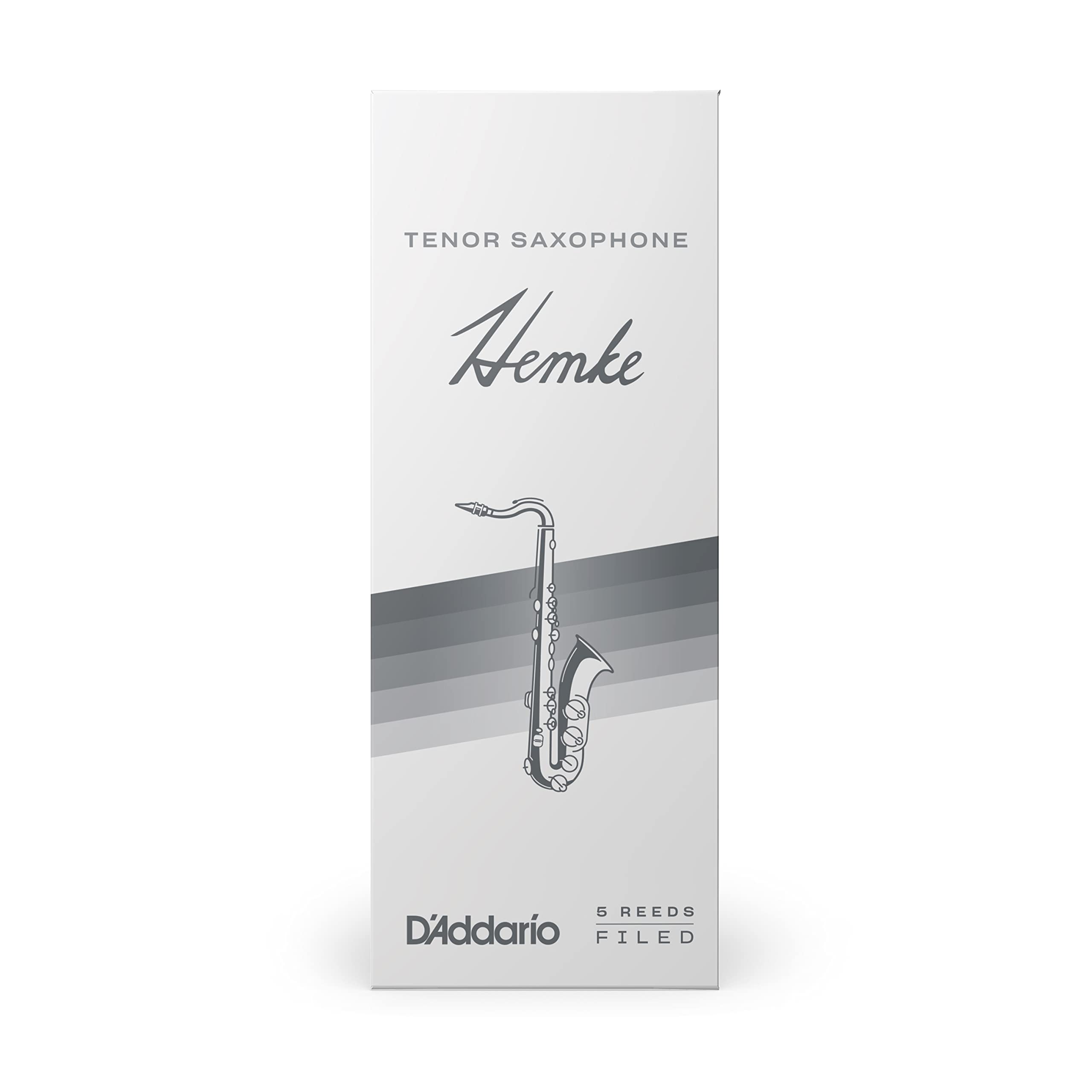Rico Woodwinds Hemke Tenor Sax Reeds, Strength 2.5, 5-Pack - Rhkp5Tsx250