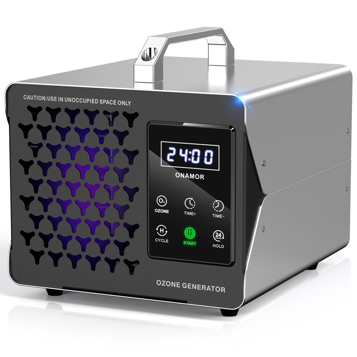 Onamor Digital Ozone Generator Odor Eliminator 77,000Mg, High Capacity Ozone Machine Odor Removal Up To 8,000 Sq.Ft, Ozone Odor