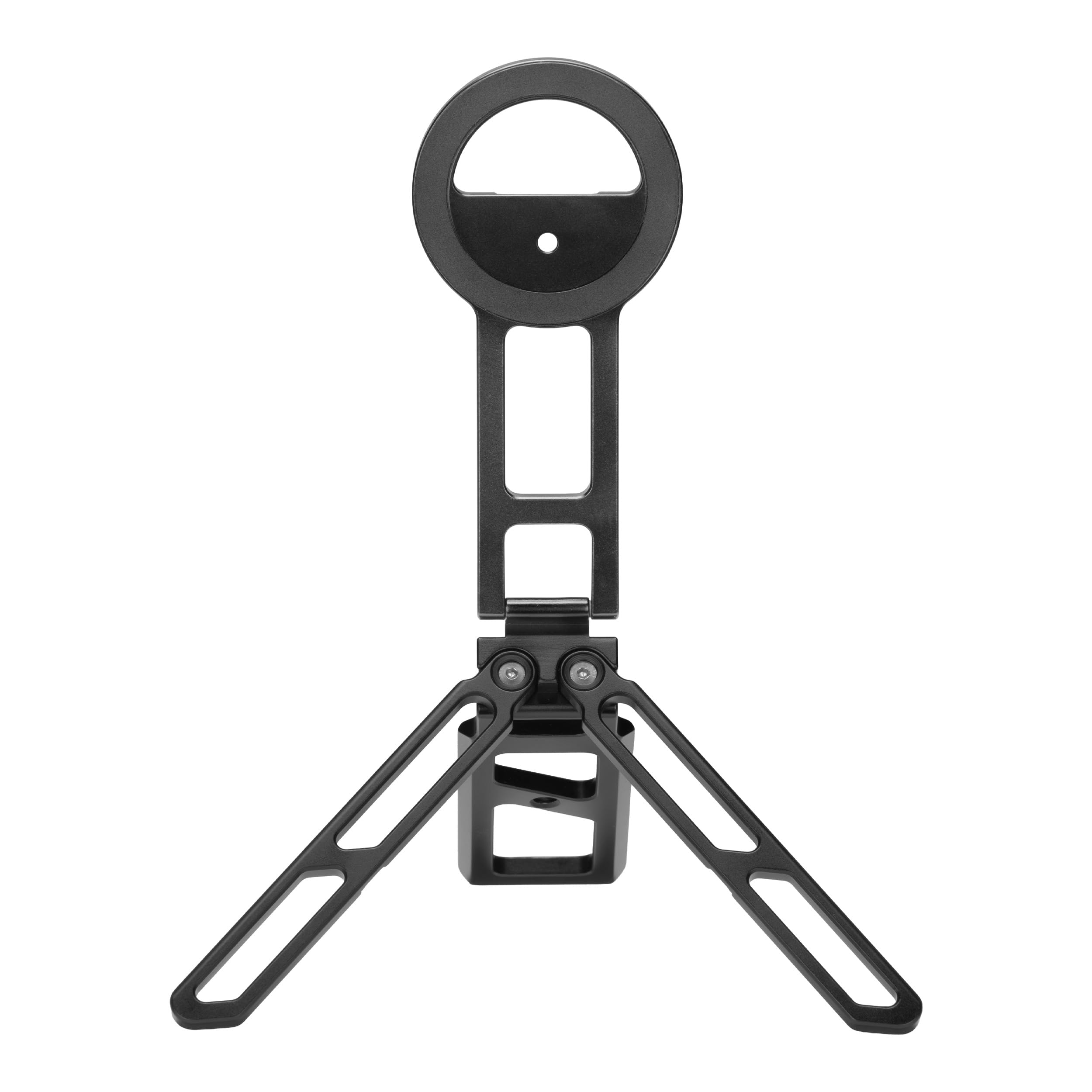 FANAUE Adjustable Phone Tripod Stand, Foldable Magnetic Cell Phone Holder with Arca-Swiss and 1/4 Screw Hole, Aluminium Magsafe 
