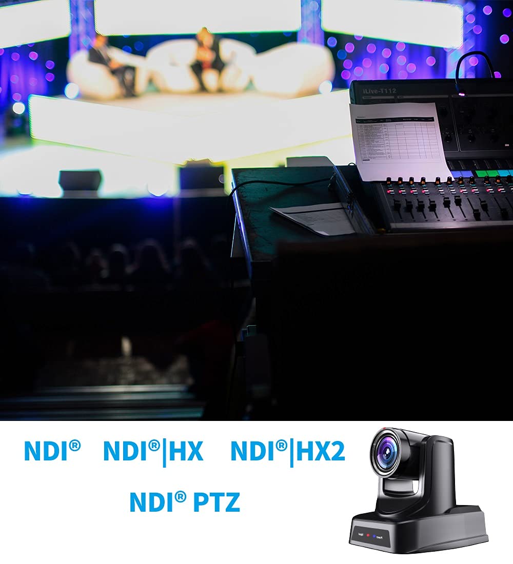 Smtav Ndi Ptz Camera,30X + 8X Zoom,Live Streaming Camera With Hdmi,3G Sdi And Ip Outputs,Ndi Hx 4.5,For Church,Conference,Teachi