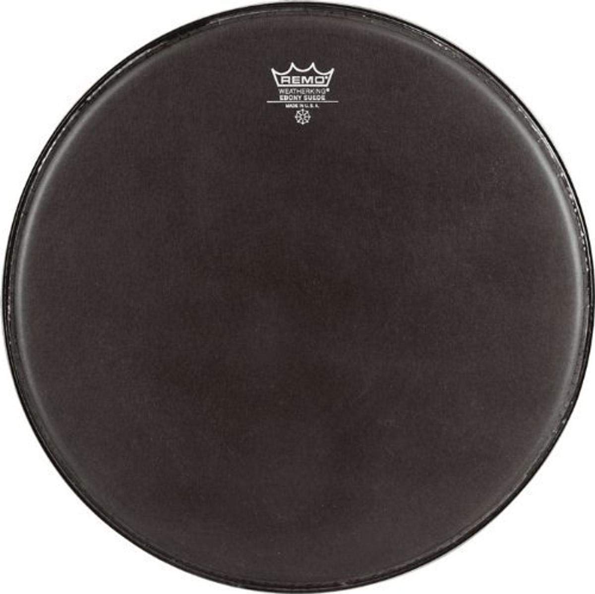 Remo Es0812Mp Black Suede Emperor Crimplock Marching Tenor Drum Head, 12 Inch