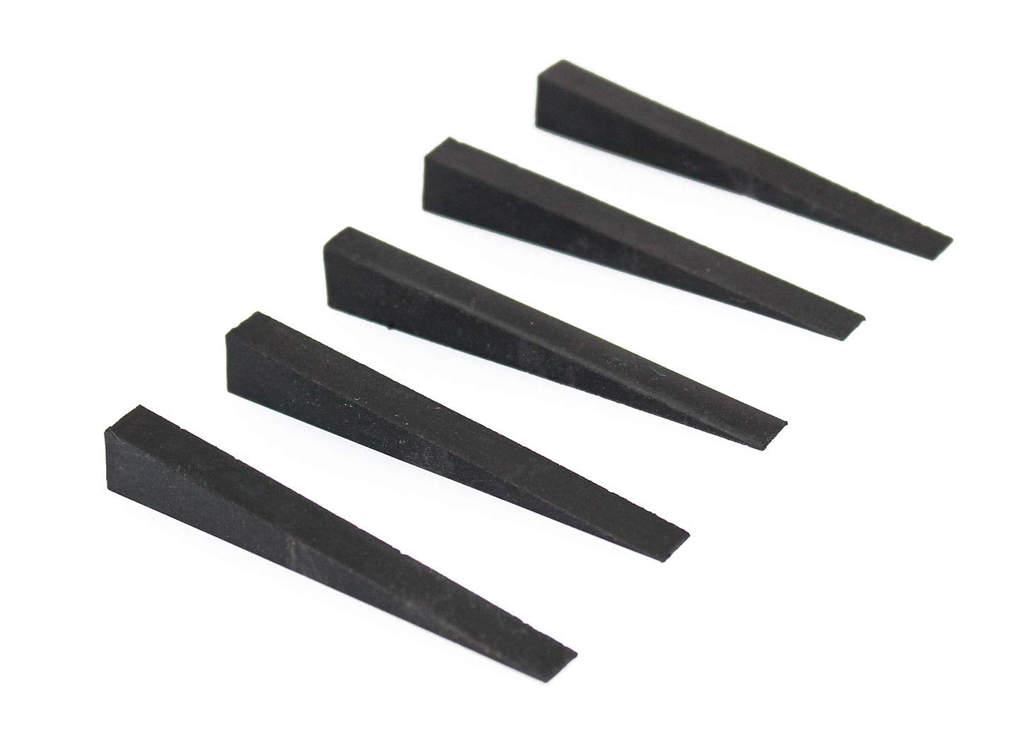 Piano Tuning Mute 2-9/16 x 1/4 Set of 5 Rubber Wedge USA