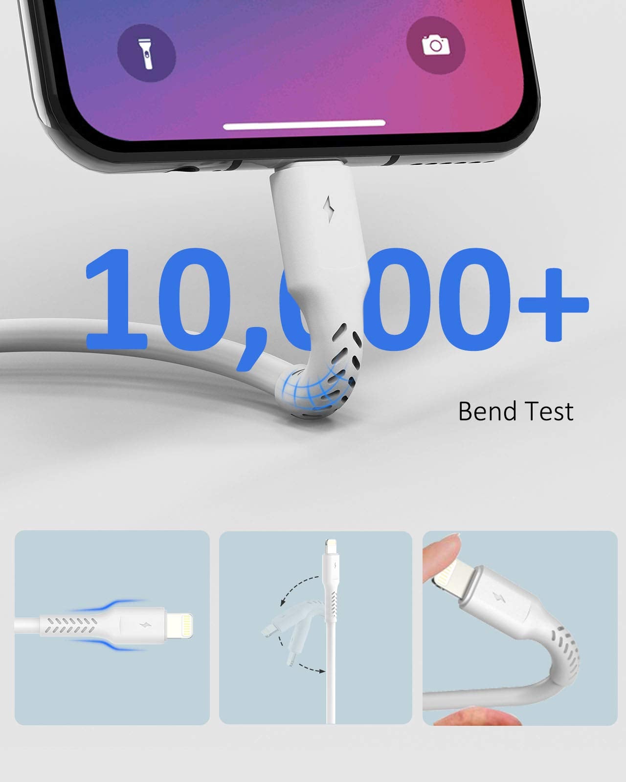 4 Inches Iphone Charger Cord Short, 5Pack Small Usb A To Lightning Cable Fast Charging Compatible With Apple Iphone 13 12 11 Pro