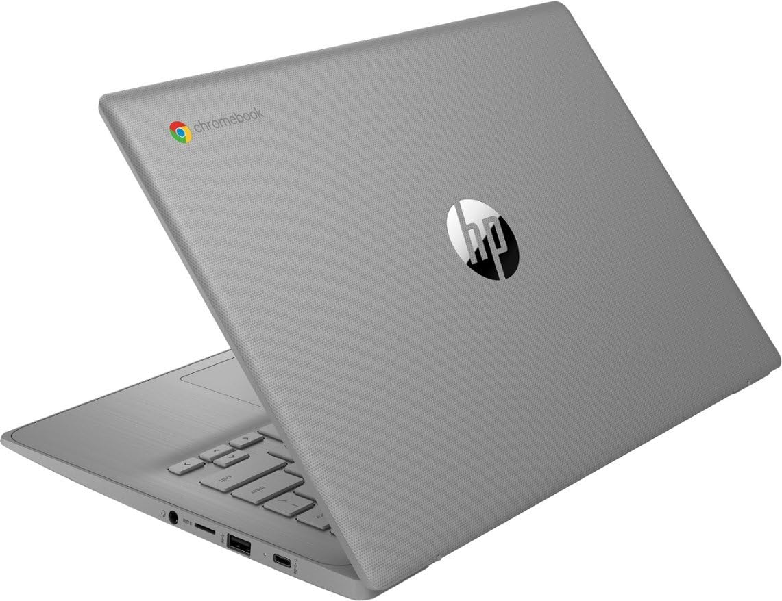 Hp 2023 Newest Chromebook Laptop, 14 Inch Display, Intel Celeron N4120 Processor, 4Gb Ram, 64Gb Emmc, Intel Uhd Graphics 600, Wi