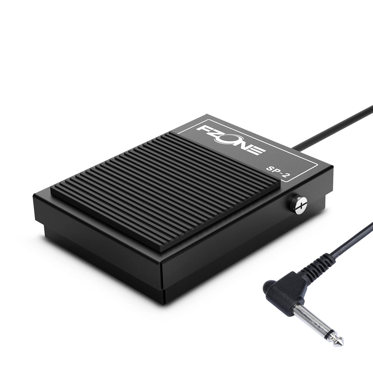 Fzone Compact Sustain Pedal For Keyboards Digital Pianos Synthesizers,Tone Modules,Drum Machines All Metal Heavy Design,Non Slip