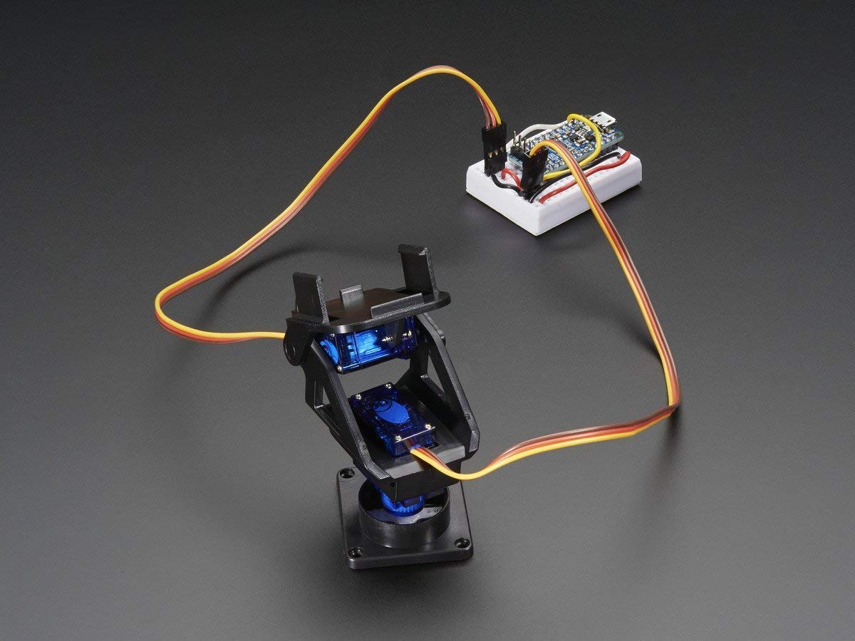 Adafruit Mini Pan-Tilt Kit - Assembled with Micro Servos