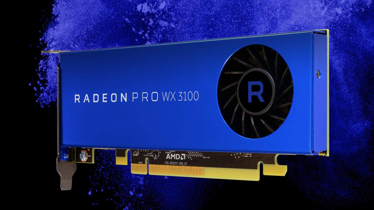 Amd Radeon Pro Wx 3100 Graphic Card   1.22 Ghz Core   4 Gb Gddr5   Half Length   Single Slot Space Required