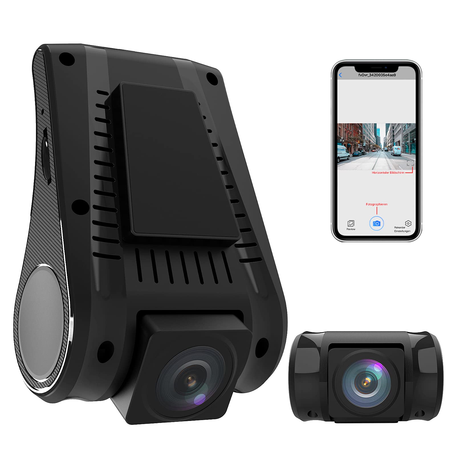 Dash Cam For Cars 1080P Fhd Dash Camera,Car Front Camera For Android Radio, G Sensor, Wdr, Parking Monitor, Loop Recording, Moti