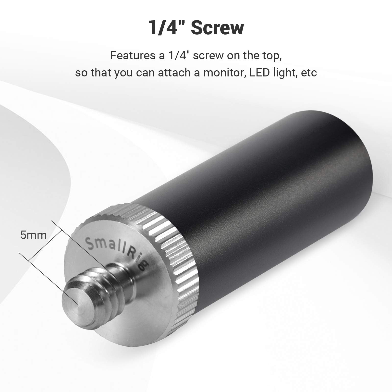 Smallrig Standard 15Mm Micro Rod 1.5 Inches Long With 1/4'' Male Female Thread For Clamp Mount   915