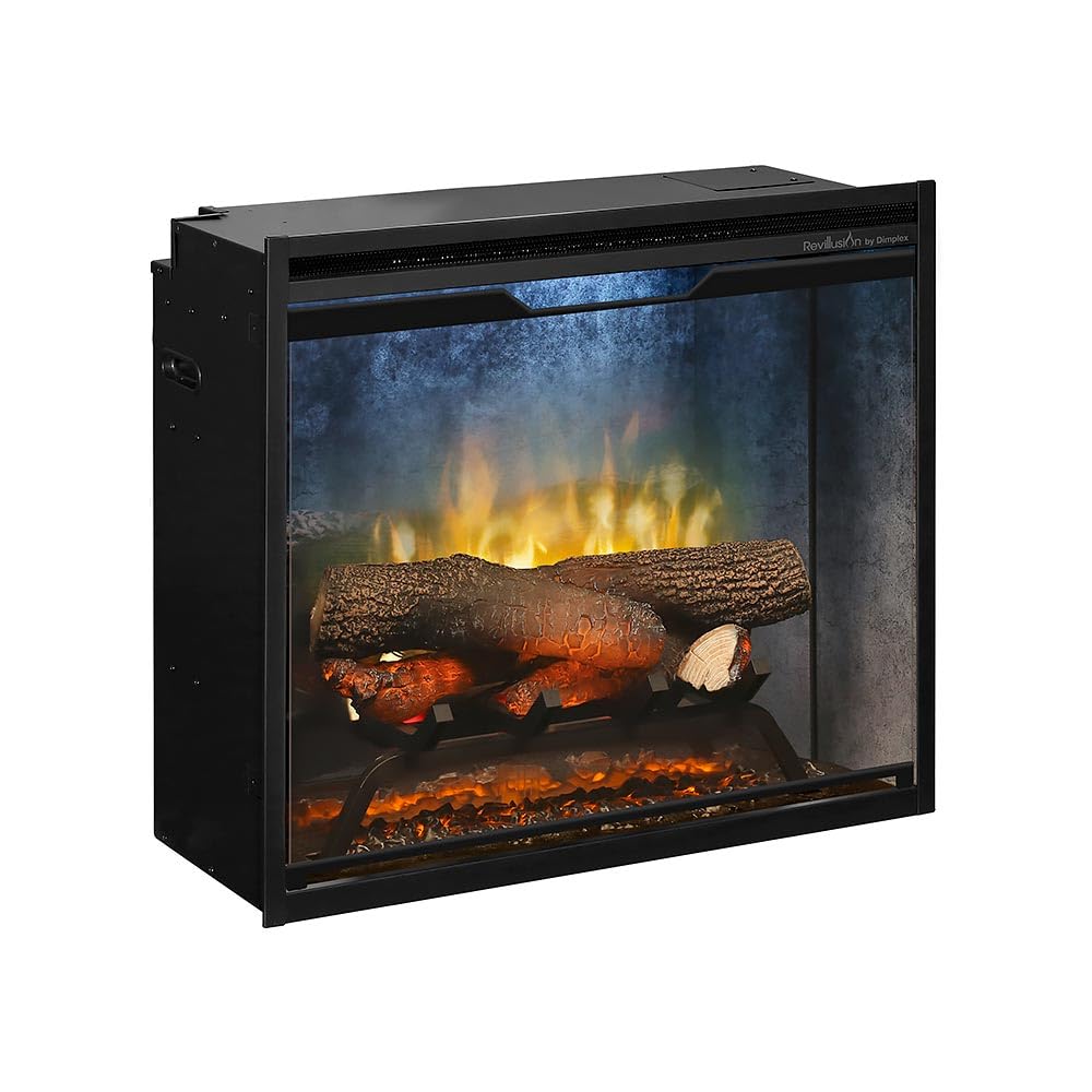 Dimplex Revillusion� 24' Built In Firebox (Model: Rbf24Dlxwc), 5118 Btu, 120 Volt, 1500 Watt, Weathered Concrete