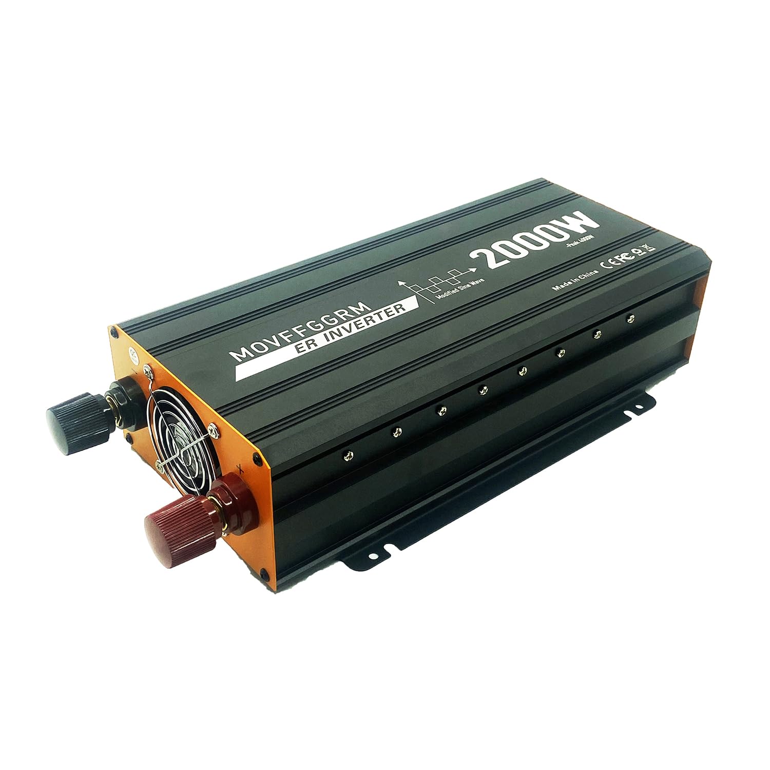 2000 Watt Power Inverter Converter, Car/Truck/Rv 12V Dc To 110V Ac Converter, With Led Display, 3Ac Outlets, Usb Port