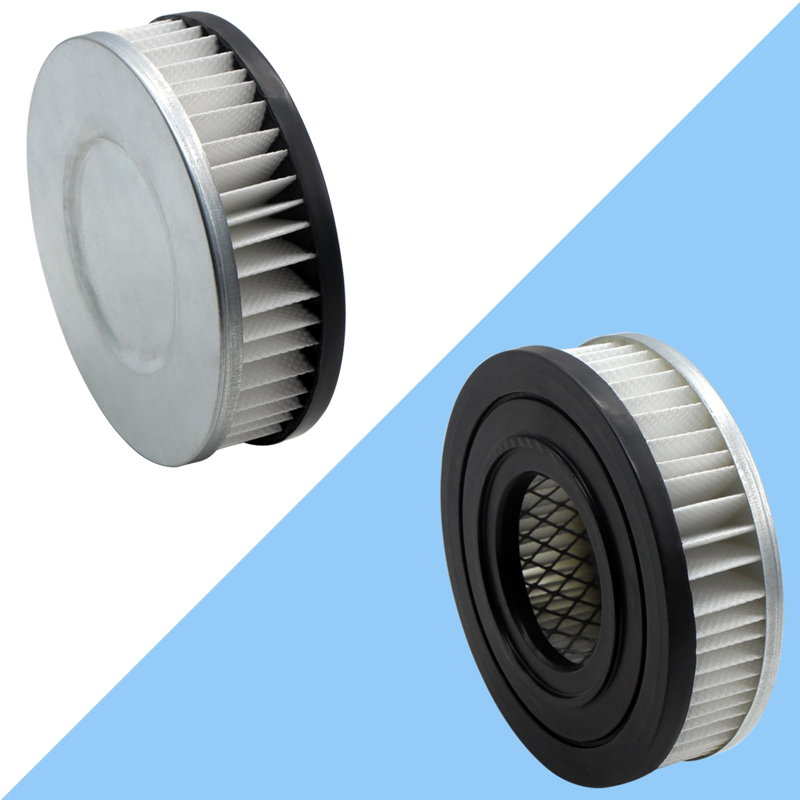 2 Pack Hepa Vacuum Motor Filters Compatible With Powersmith Pavc101, 10 Amp Ash Vacuum