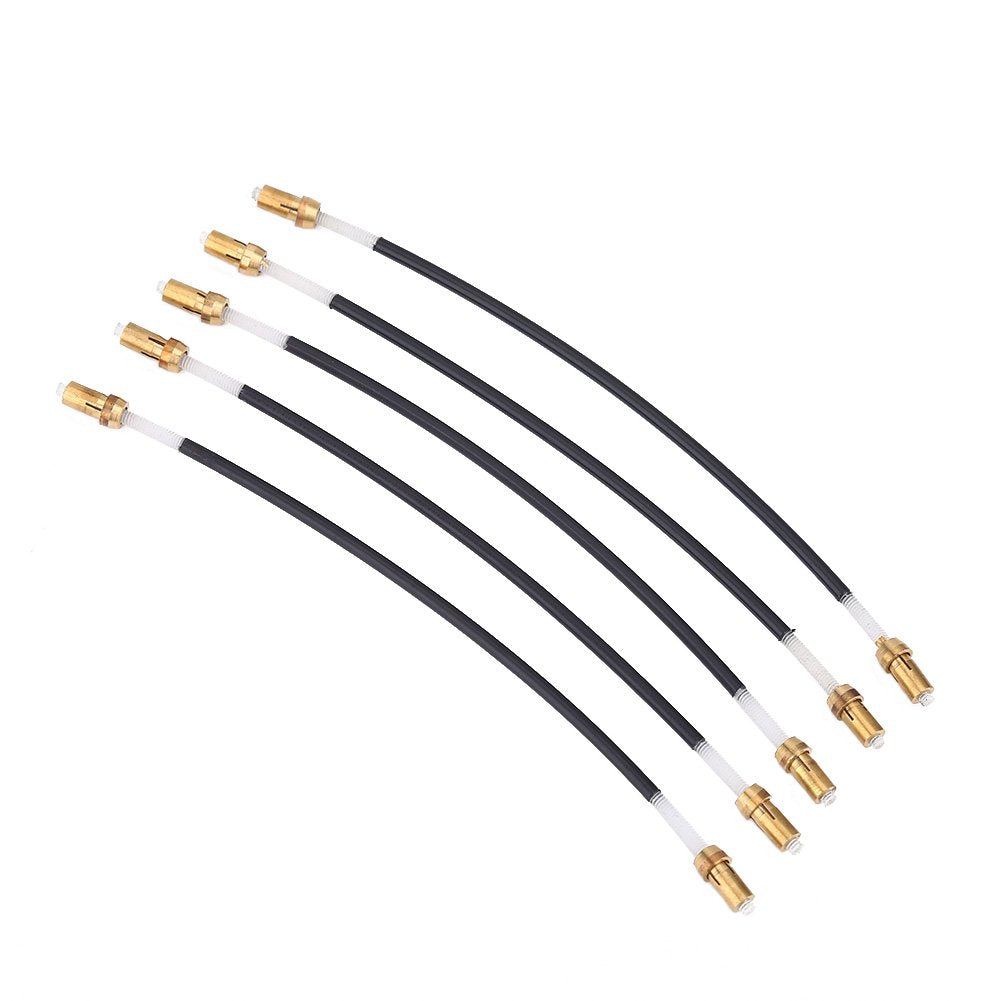 Violin Tailgut, 3/4 4/4 Violin Tailpiece Gut Cord with Brass Screw Replacement Tailgut Tailcord, 5Pcs
