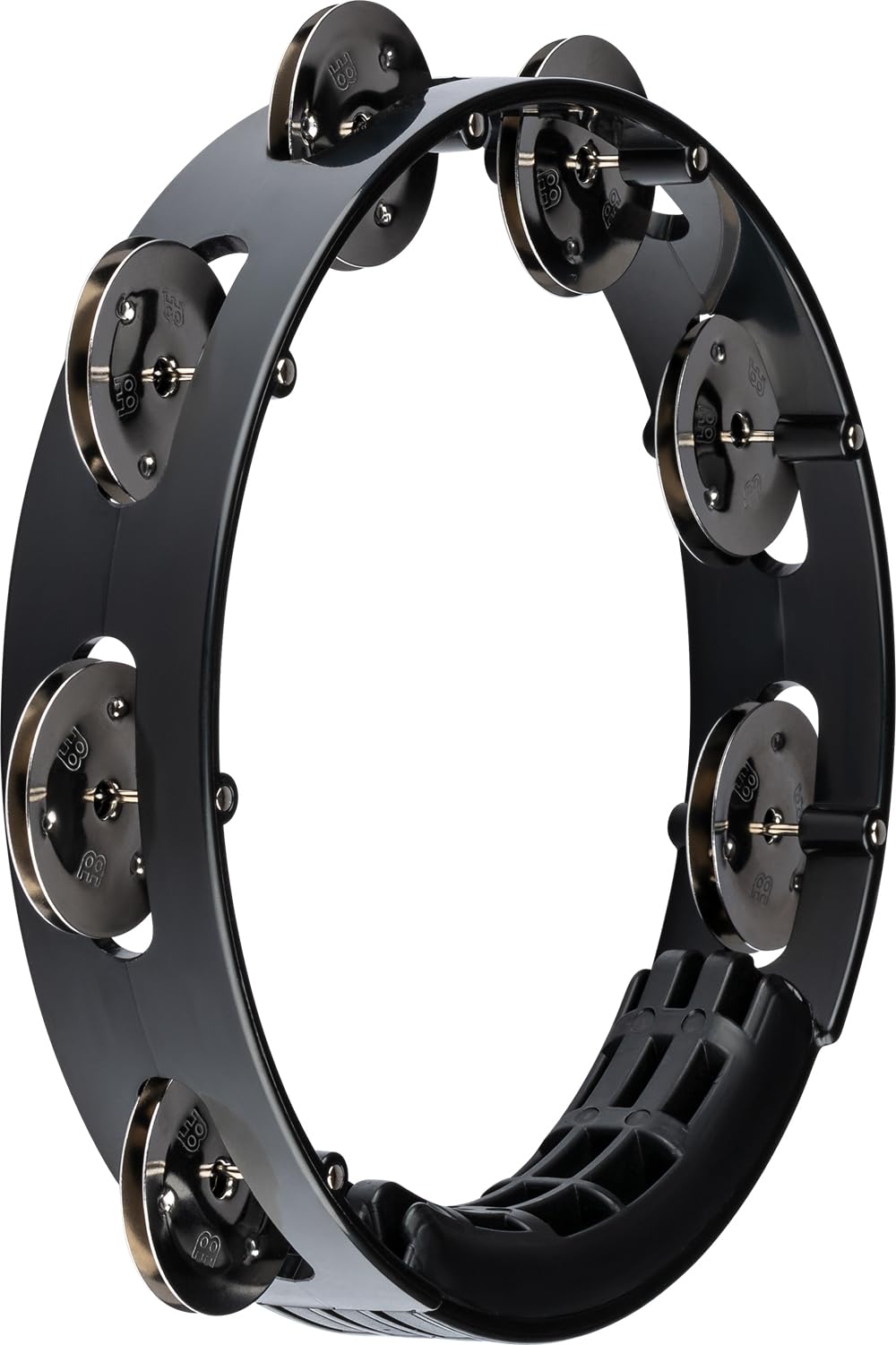 Meinl Percussion Tour Tambourine with Stainless Steel JinglesNOT Made in ChinaBlack, 8 ABS Plastic Frame, 2Year Warranty, (H