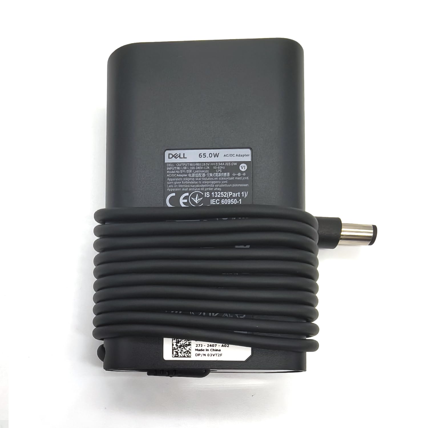 Dell Laptop Charger 65W Watt Barrel 7.4Mm Tip, Latitude 5280 5290 5490 5491 5285 5289 5480 5488 5580 5590 5591 Ac Power Adapter